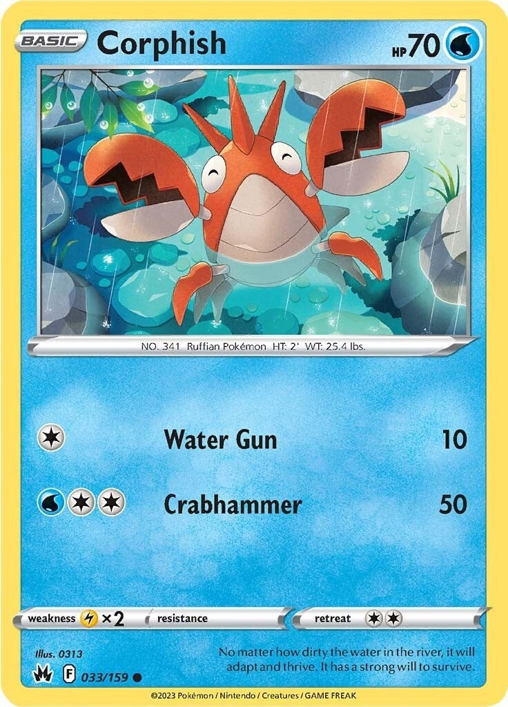 Image for Corphish (Crown Zenith) (033/159) - Pokemon