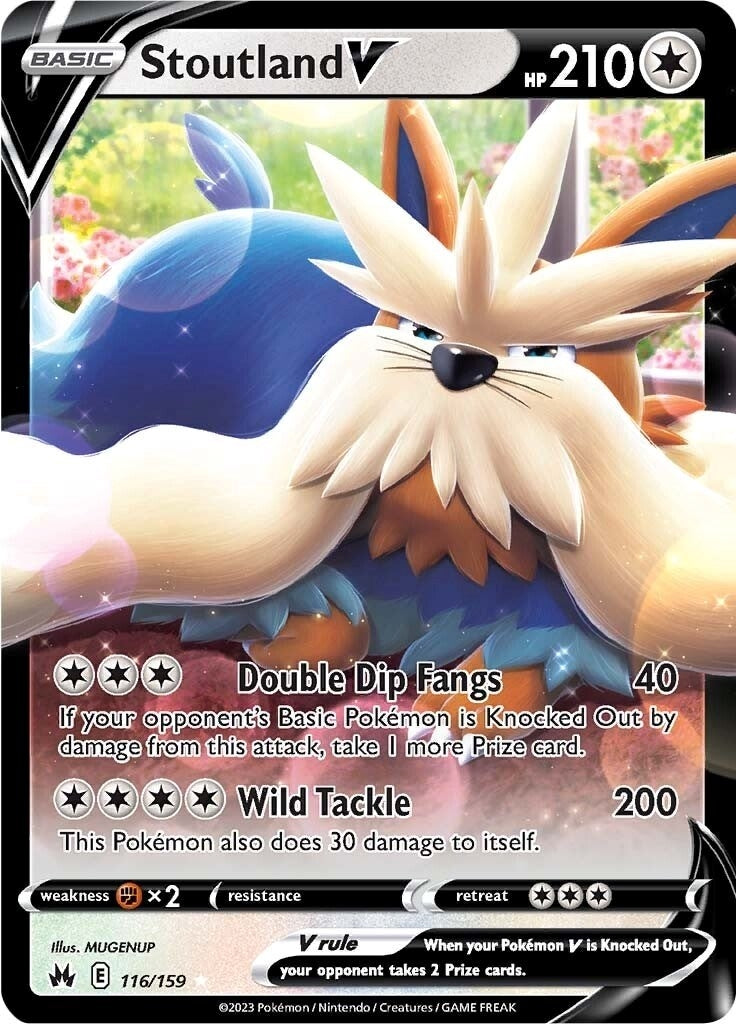 Image for Stoutland V (Crown Zenith) (116/159) - Pokemon