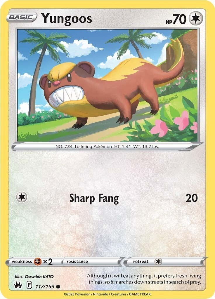 Image for Yungoos (Crown Zenith) (117/159) - Pokemon