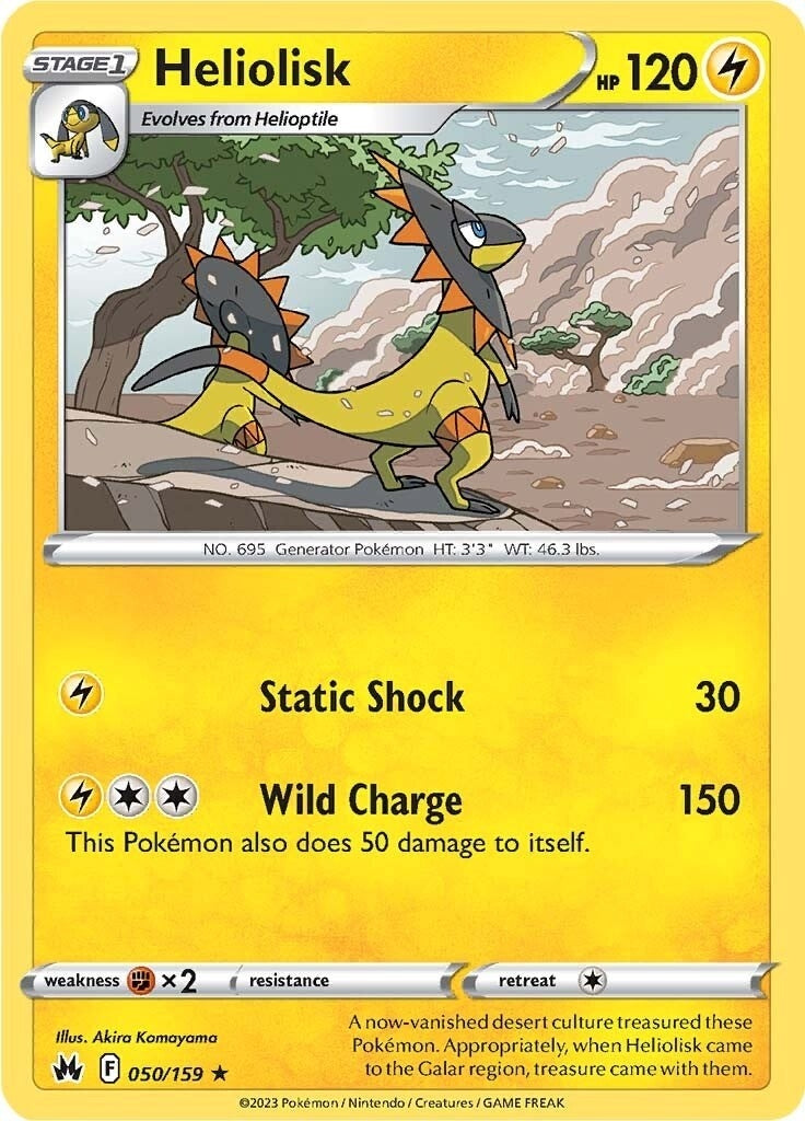 Image for Heliolisk (Crown Zenith) (050/159) - Pokemon
