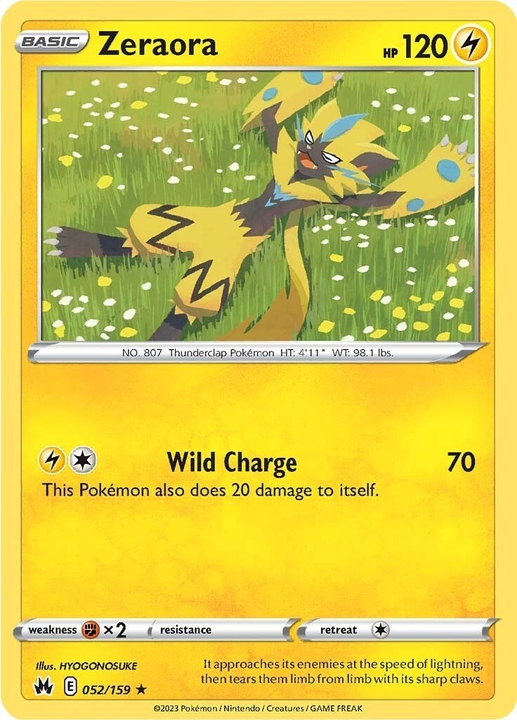 Image for Zeraora (Crown Zenith) (052/159) - Pokemon