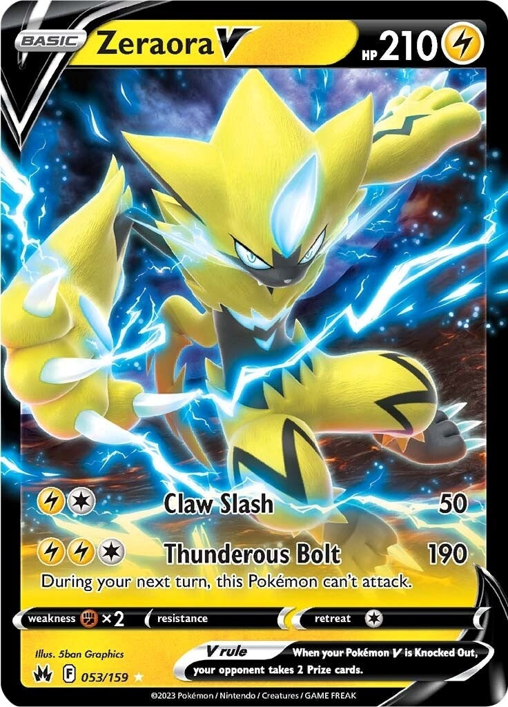Image for Zeraora V (Crown Zenith) (053/159) - Pokemon