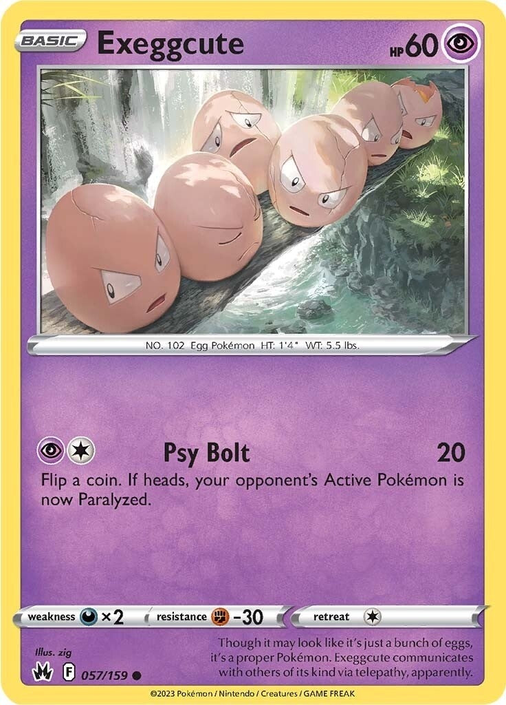 Image for Exeggcute (Crown Zenith) (057/159) - Pokemon