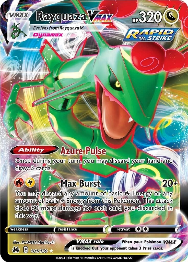 Image for Rayquaza VMAX (101) (Crown Zenith) (101/159) - Pokemon