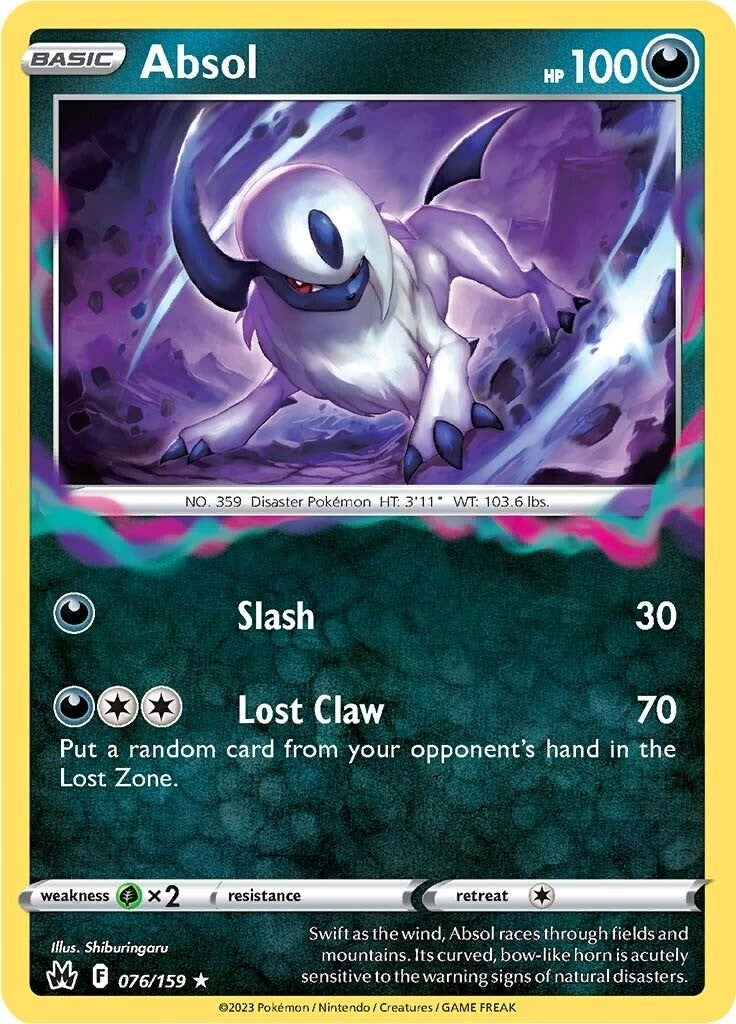 Image for Absol (Crown Zenith) (076/159) - Pokemon