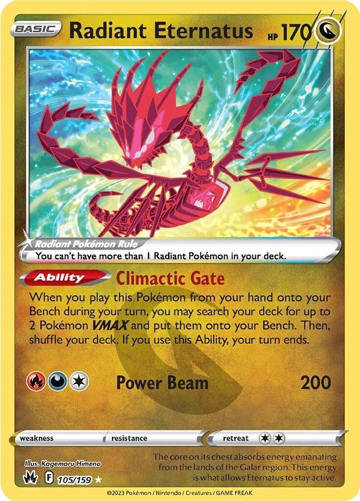Image for Radiant Eternatus (Crown Zenith) (105/159) - Pokemon