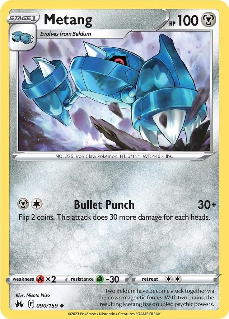 Image for Metang (Crown Zenith) (090/159) - Pokemon