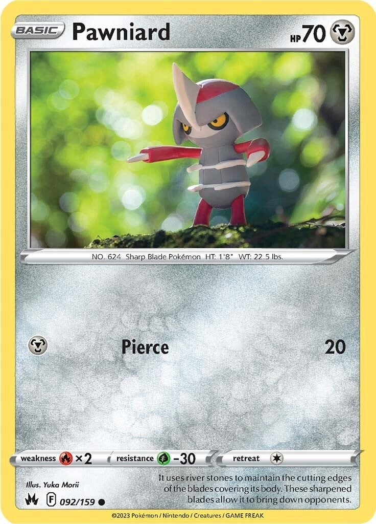 Image for Pawniard (92) (Crown Zenith) (092/159) - Pokemon