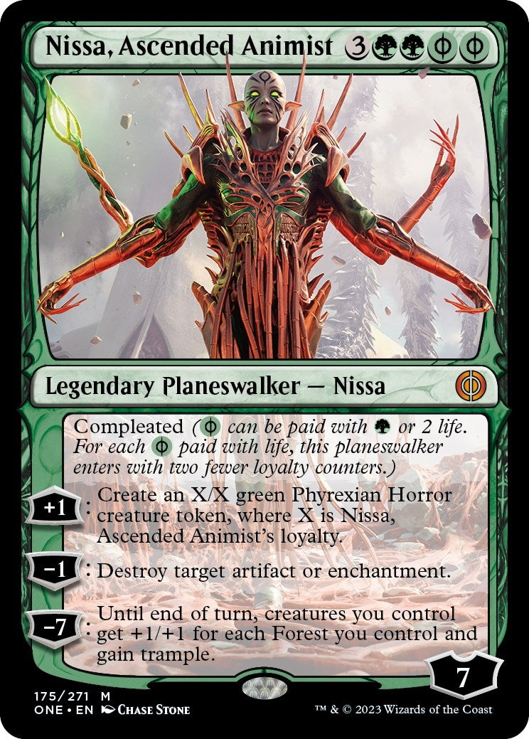 Image for Nissa, Ascended Animist (Phyrexia: All Will Be One) (175) - Magic: The Gathering
