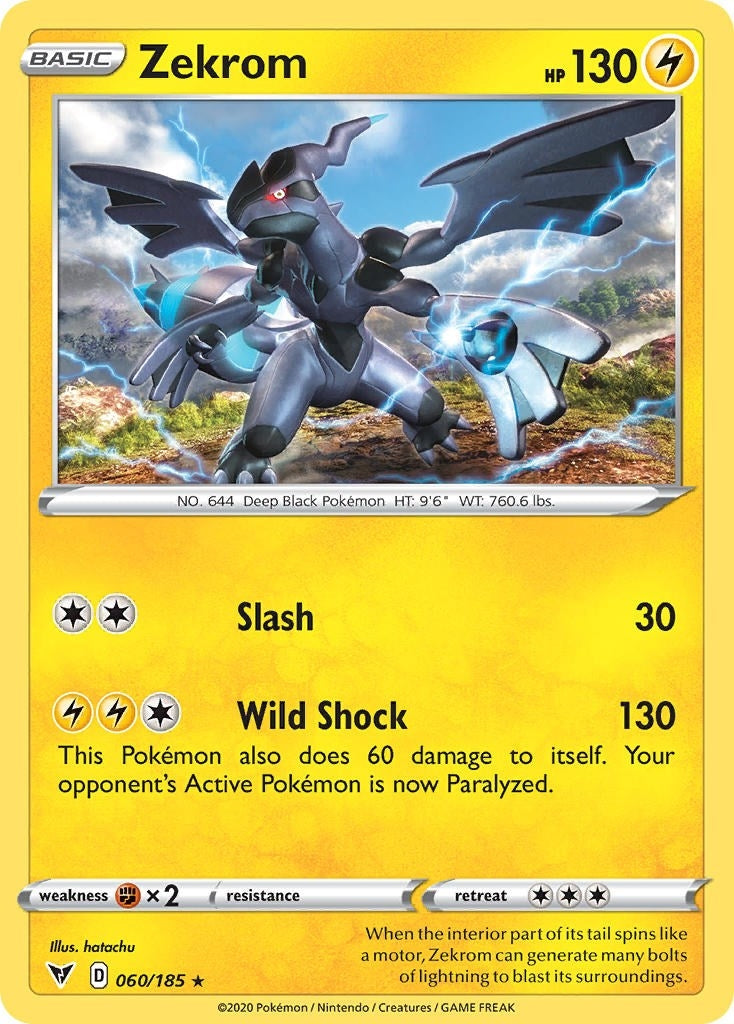 Image for Zekrom - 060/185 (Cosmos Holo) (Miscellaneous Cards & Products) (060/185) - Pokemon