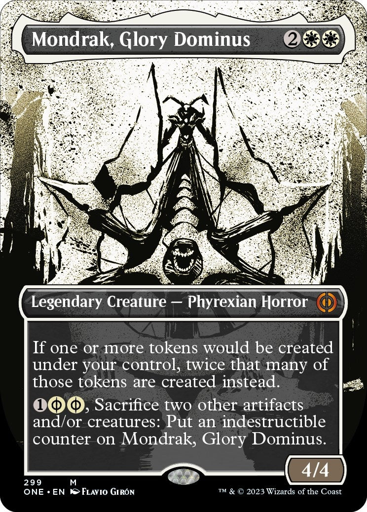 Image for Mondrak, Glory Dominus (Showcase) (Phyrexia: All Will Be One) (299) - Magic: The Gathering