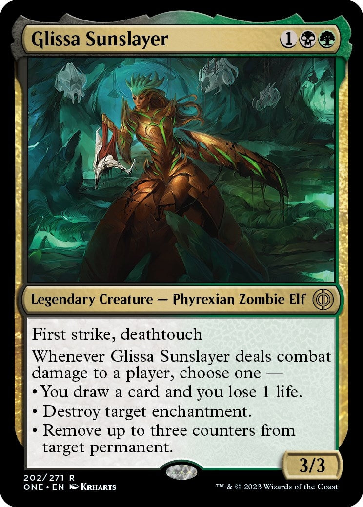 Image for Glissa Sunslayer (Phyrexia: All Will Be One) (202) - Magic: The Gathering