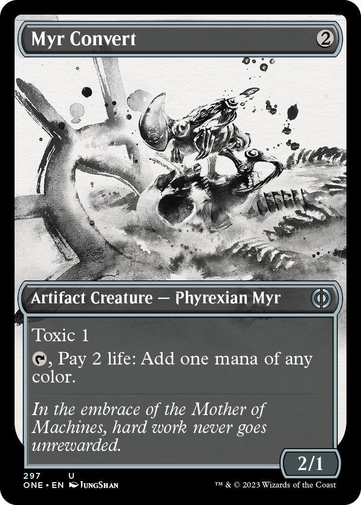 Image for Myr Convert (Showcase) (Phyrexia: All Will Be One) (297) - Magic: The Gathering