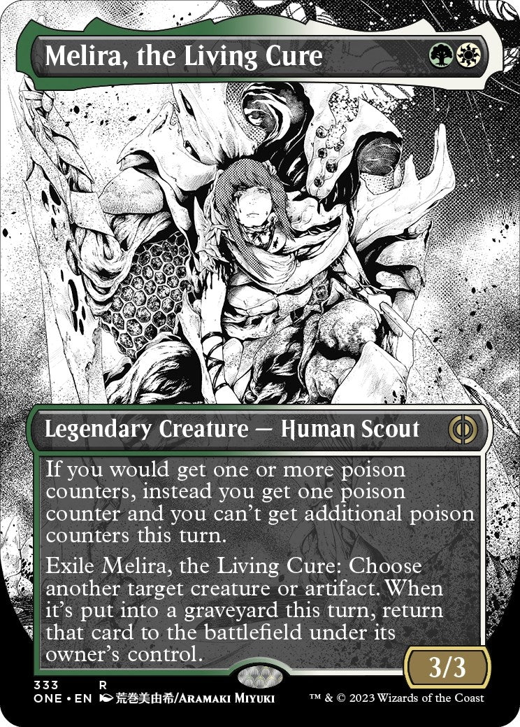 Image for Melira, the Living Cure (Borderless) (Phyrexia: All Will Be One) (333) - Magic: The Gathering