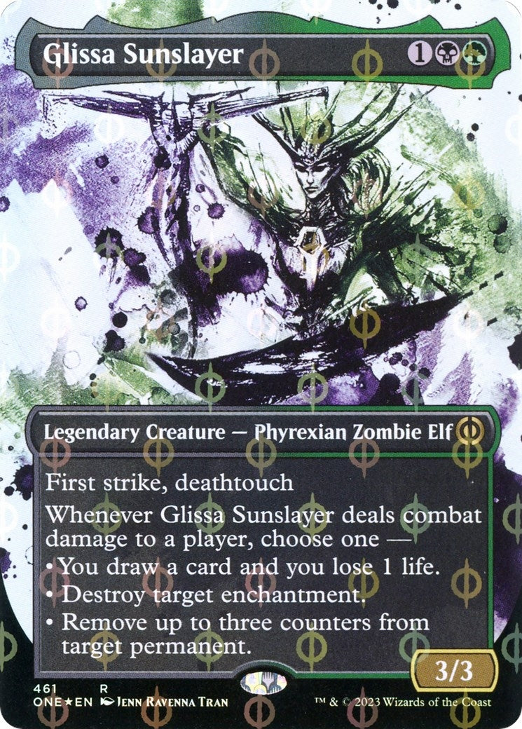 Image for Glissa Sunslayer (Showcase) (Step-and-Compleat Foil) (Phyrexia: All Will Be One) (461) - Magic: The Gathering