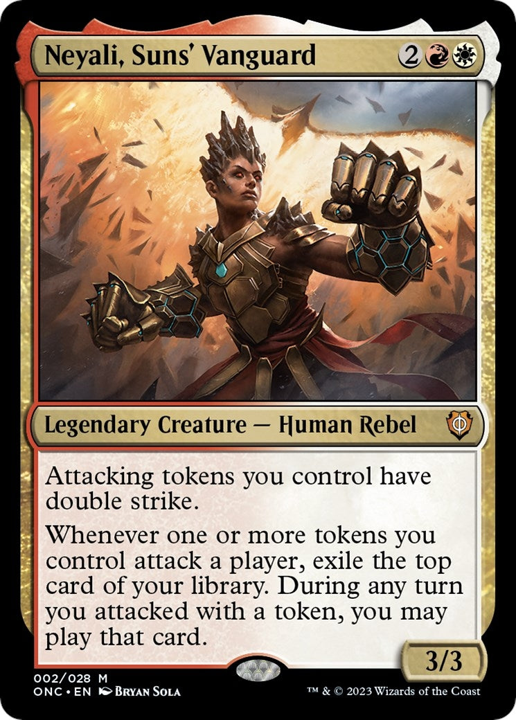 Image for Neyali, Suns' Vanguard (Commander: Phyrexia: All Will Be One) (2) - Magic: The Gathering