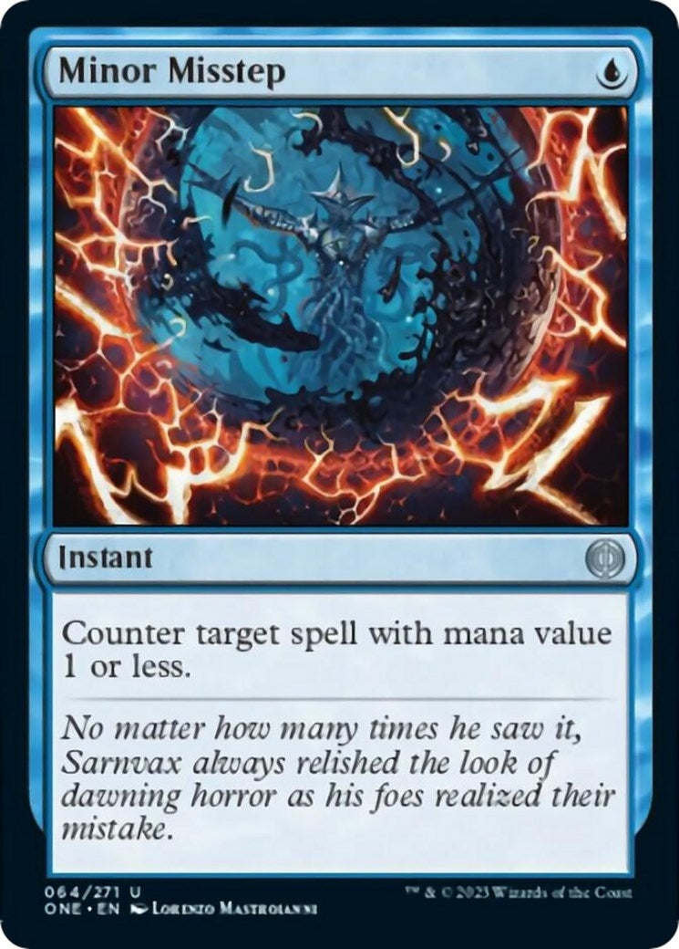 Image for Minor Misstep (Phyrexia: All Will Be One) (64) - Magic: The Gathering