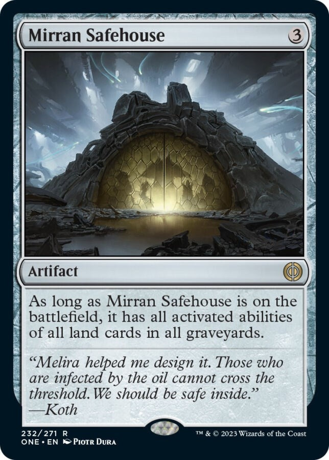 Image for Mirran Safehouse (Phyrexia: All Will Be One) (232) - Magic: The Gathering