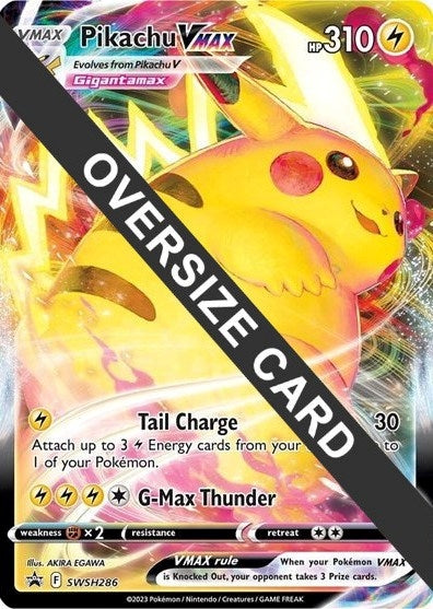 Image for Pikachu VMAX - SWSH286 (Jumbo Cards) (SWSH286) - Pokemon