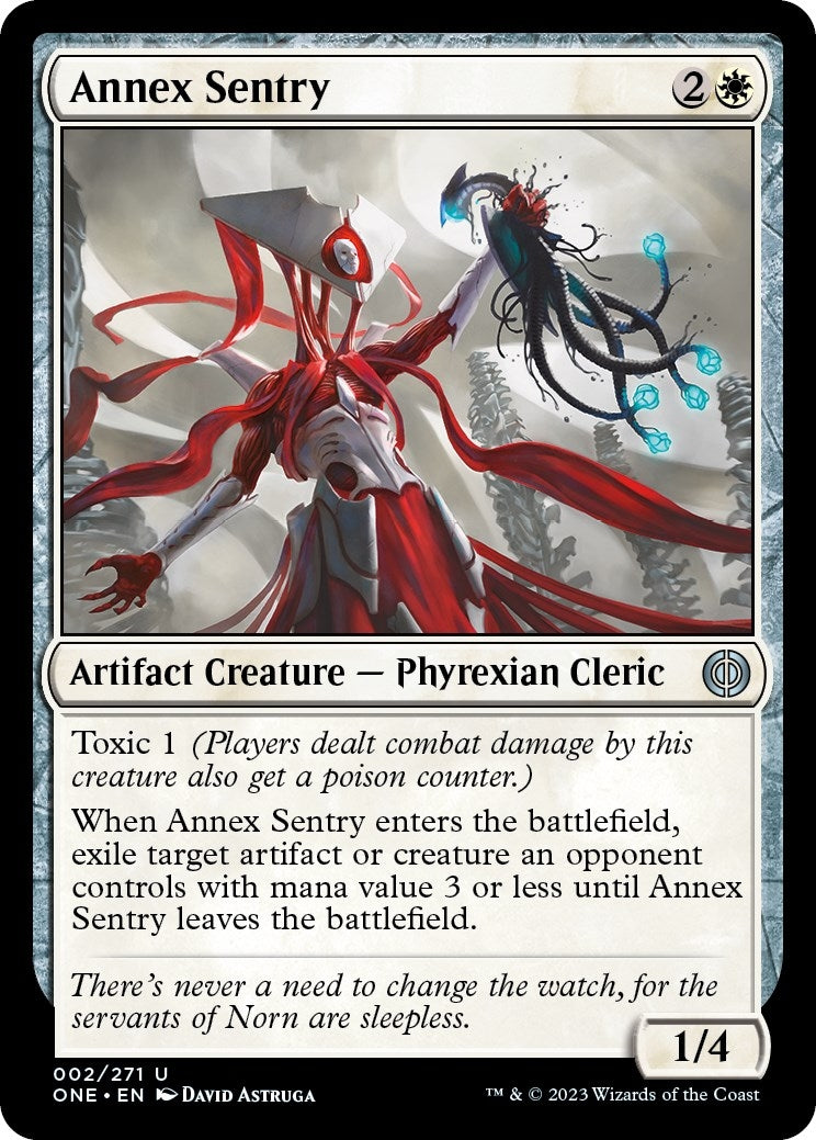 Image for Annex Sentry (Phyrexia: All Will Be One) (2) - Magic: The Gathering