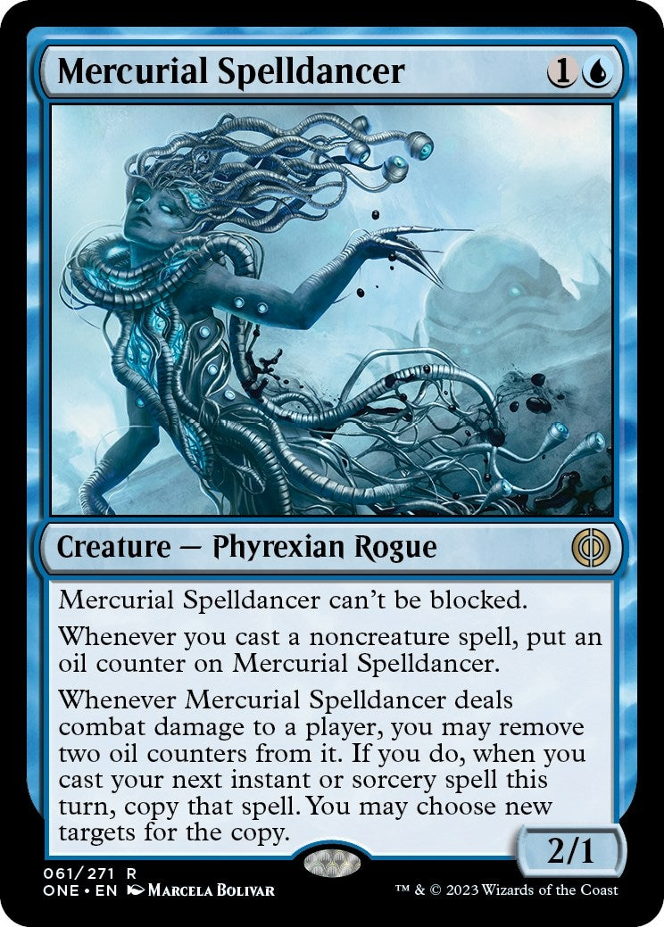 Image for Mercurial Spelldancer (Phyrexia: All Will Be One) (61) - Magic: The Gathering