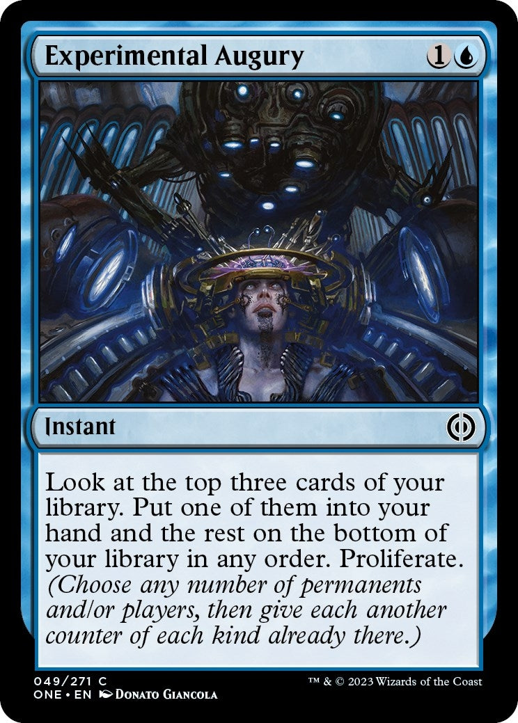 Image for Experimental Augury (Phyrexia: All Will Be One) (49) - Magic: The Gathering