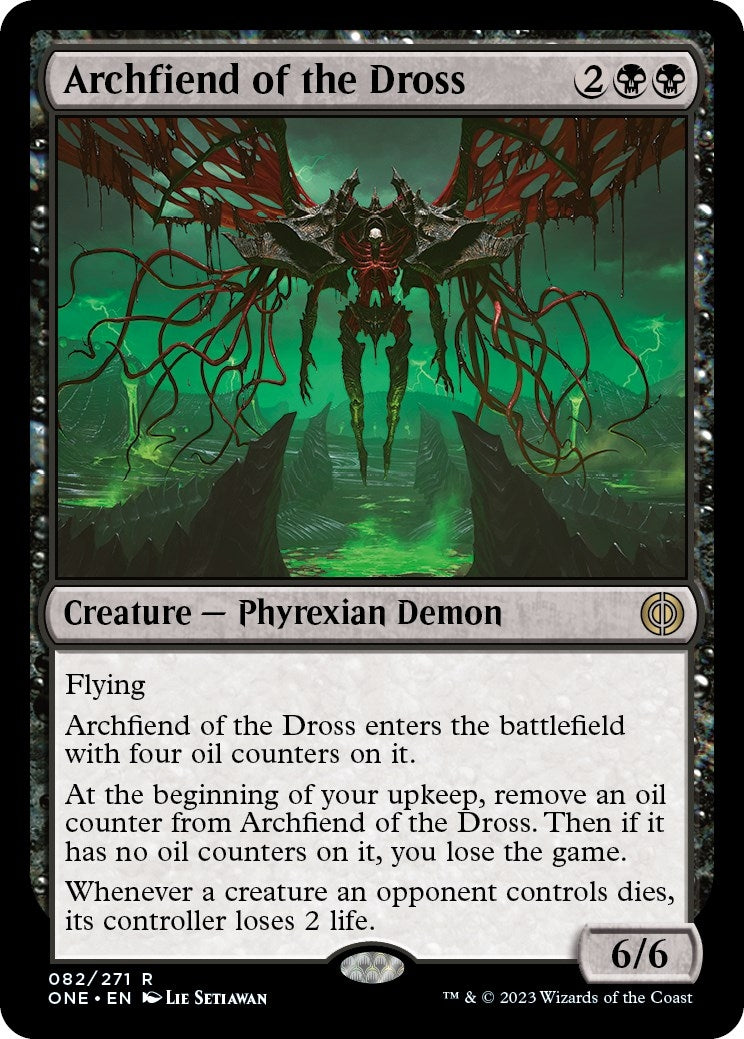 Image for Archfiend of the Dross (Phyrexia: All Will Be One) (82) - Magic: The Gathering