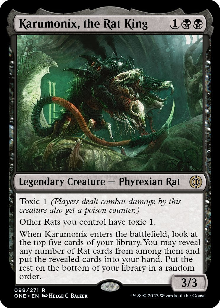 Image for Karumonix, the Rat King (Phyrexia: All Will Be One) (98) - Magic: The Gathering