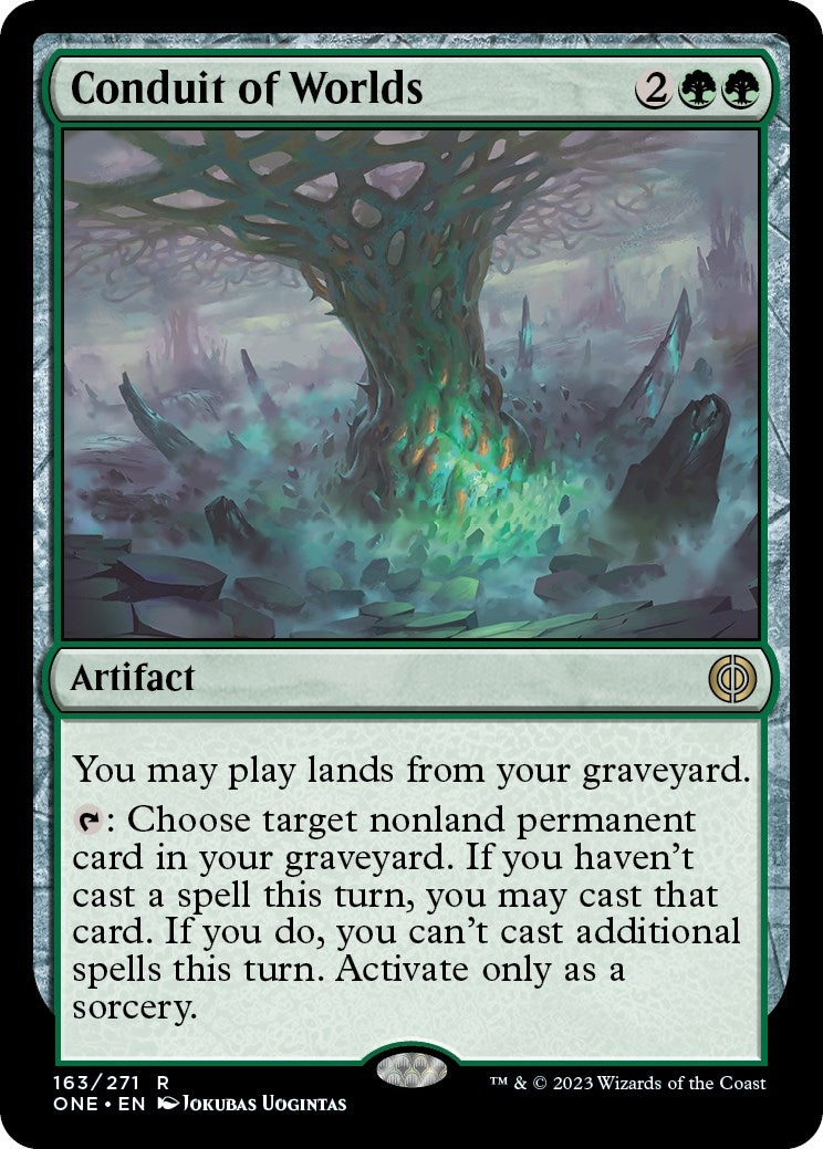 Image for Conduit of Worlds (Phyrexia: All Will Be One) (163) - Magic: The Gathering