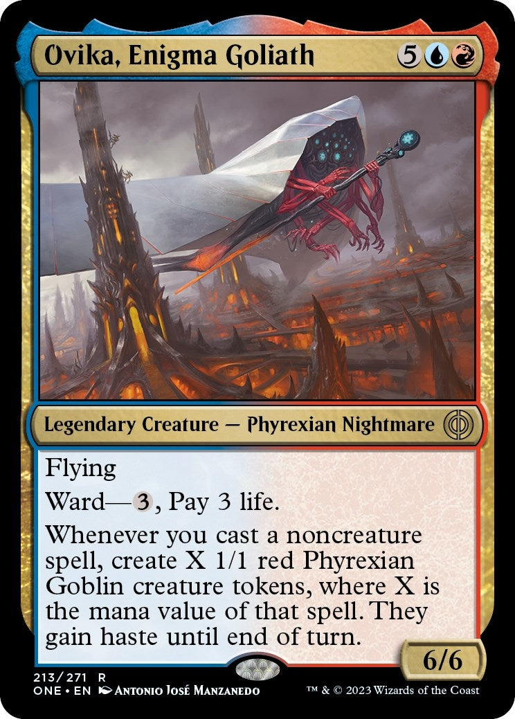 Image for Ovika, Enigma Goliath (Phyrexia: All Will Be One) (213) - Magic: The Gathering