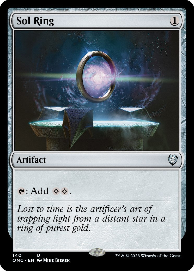 Image for Sol Ring (Commander: Phyrexia: All Will Be One) (140) - Magic: The Gathering