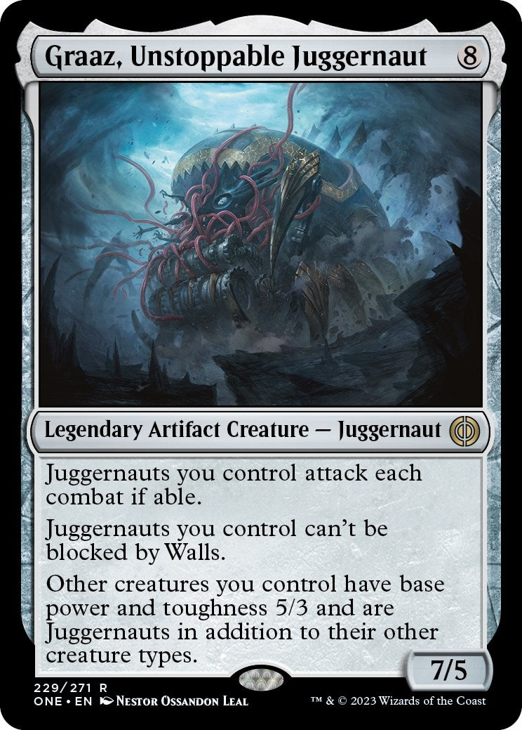 Image for Graaz, Unstoppable Juggernaut (Phyrexia: All Will Be One) (229) - Magic: The Gathering