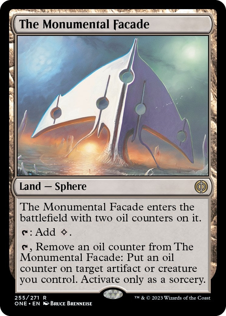 Image for The Monumental Facade (Phyrexia: All Will Be One) (255) - Magic: The Gathering