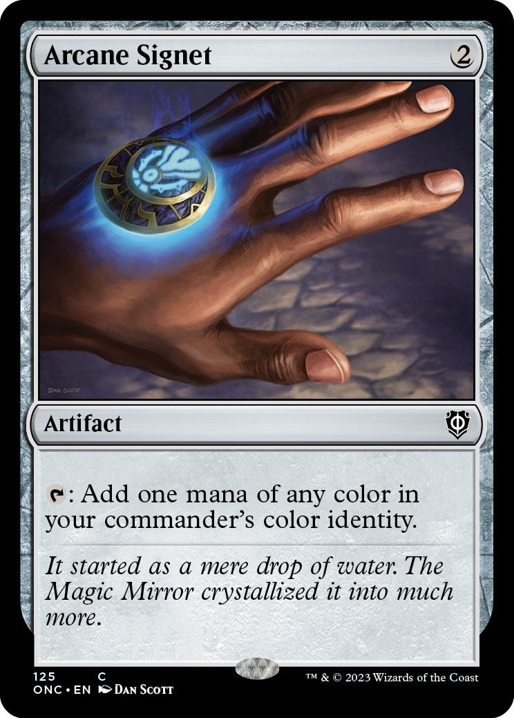 Image for Arcane Signet (Commander: Phyrexia: All Will Be One) (125) - Magic: The Gathering