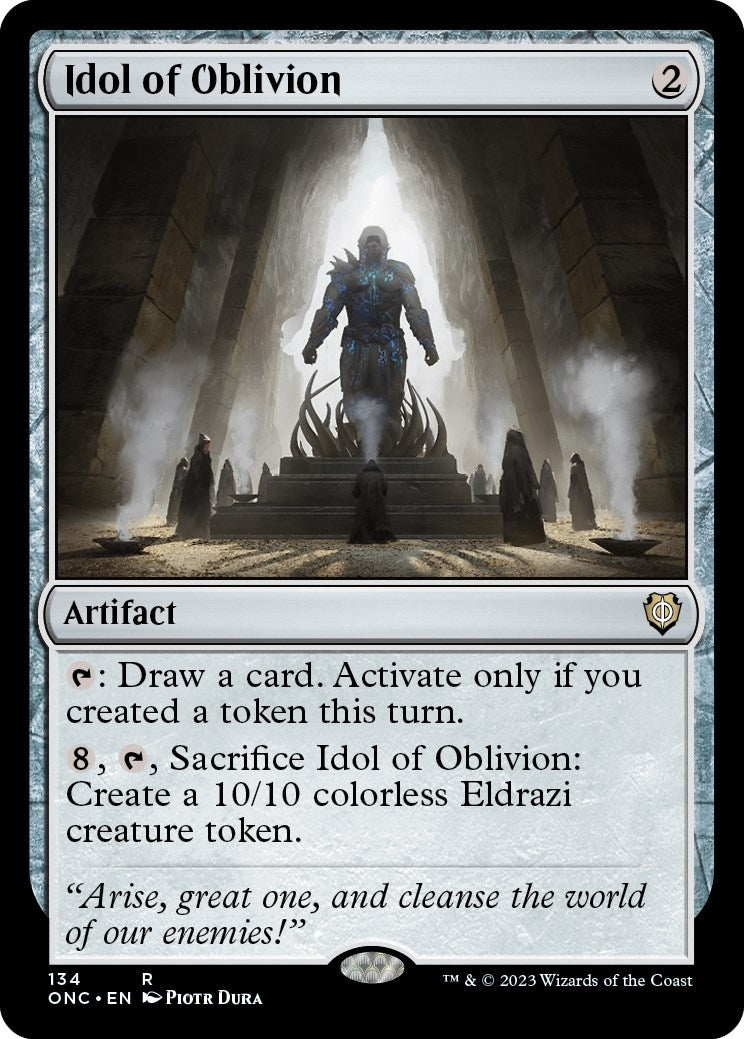 Image for Idol of Oblivion (Commander: Phyrexia: All Will Be One) (134) - Magic: The Gathering