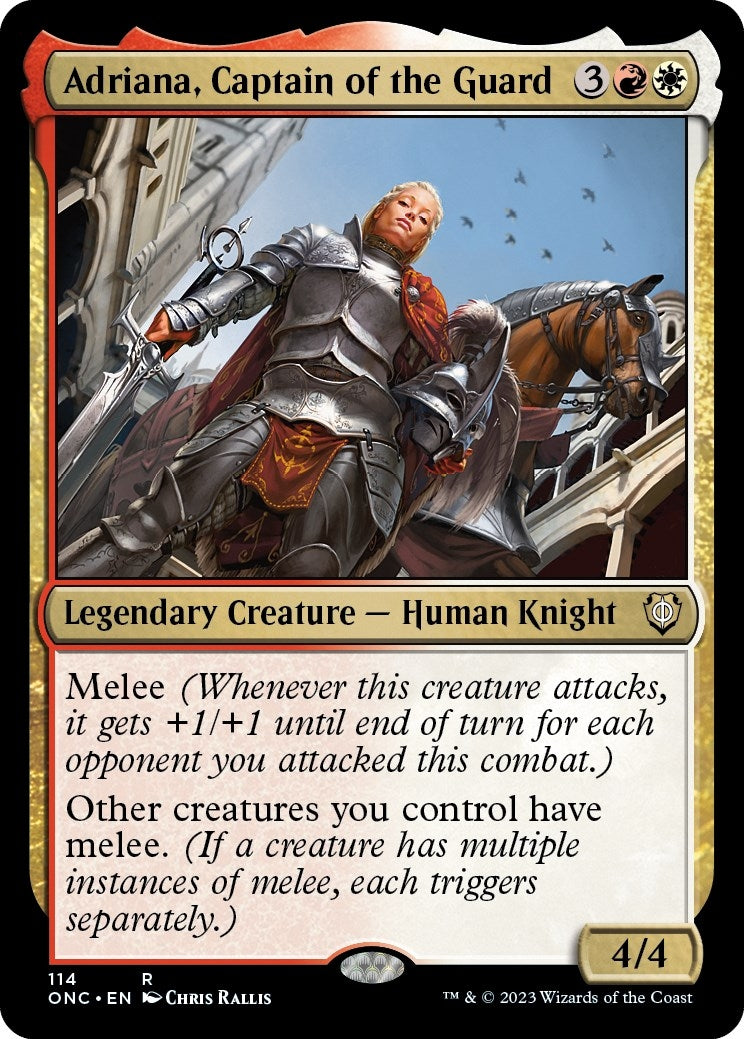 Image for Adriana, Captain of the Guard (Commander: Phyrexia: All Will Be One) (114) - Magic: The Gathering