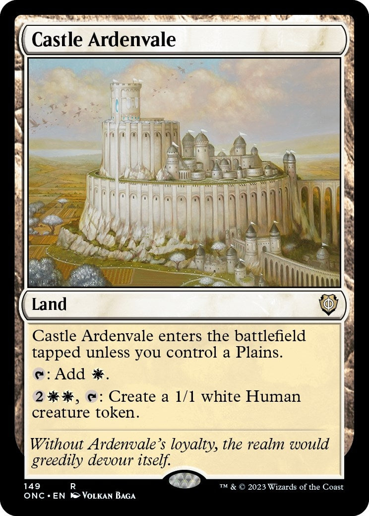 Image for Castle Ardenvale (Commander: Phyrexia: All Will Be One) (149) - Magic: The Gathering
