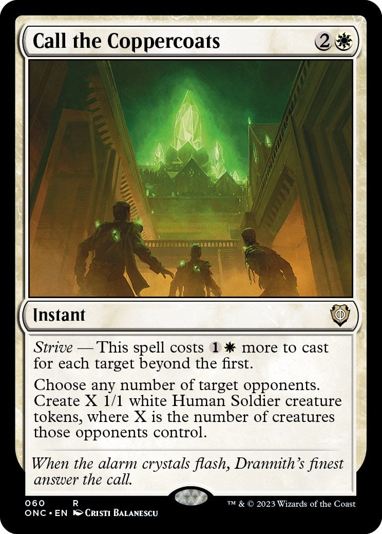 Image for Call the Coppercoats (Commander: Phyrexia: All Will Be One) (60) - Magic: The Gathering