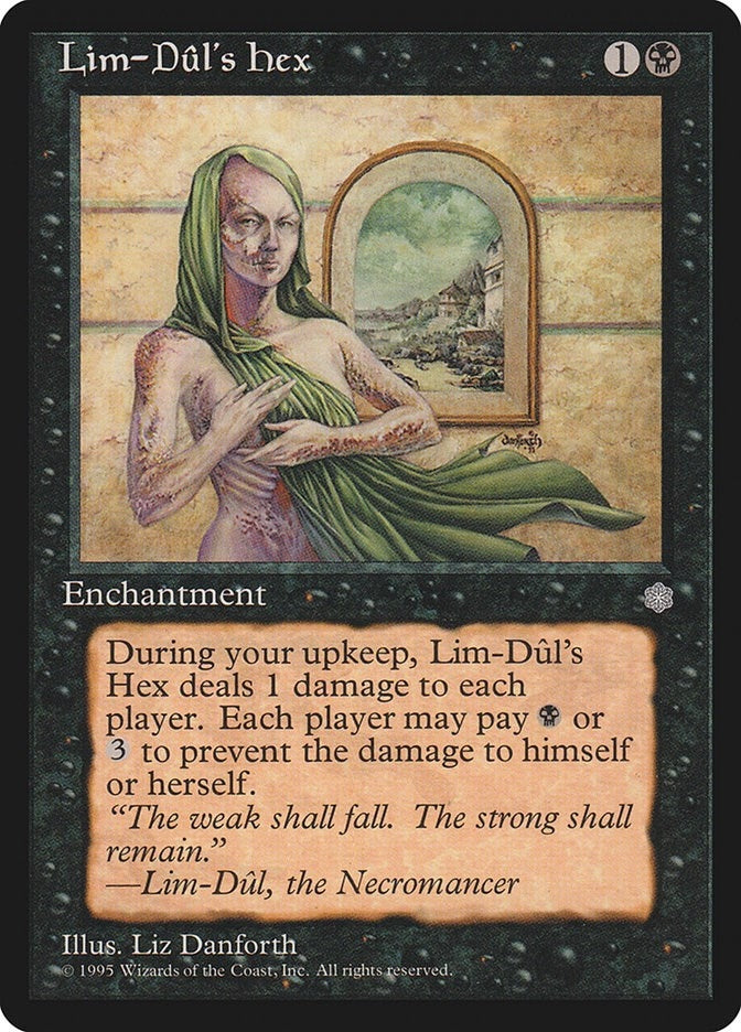 Image for Lim-Dul's Hex (Ice Age) - Magic: The Gathering
