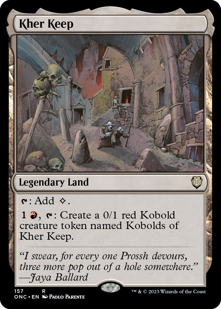 Image for Kher Keep (Commander: Phyrexia: All Will Be One) (157) - Magic: The Gathering