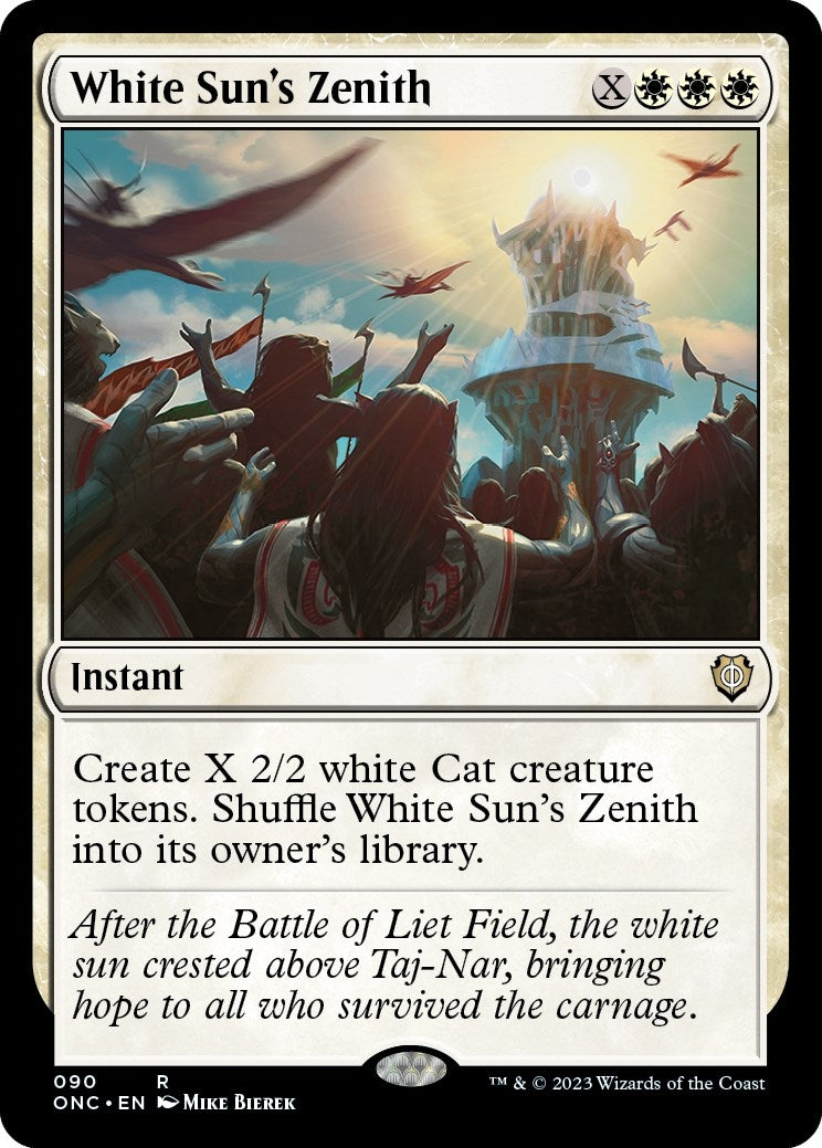 Image for White Sun's Zenith (Commander: Phyrexia: All Will Be One) (90) - Magic: The Gathering