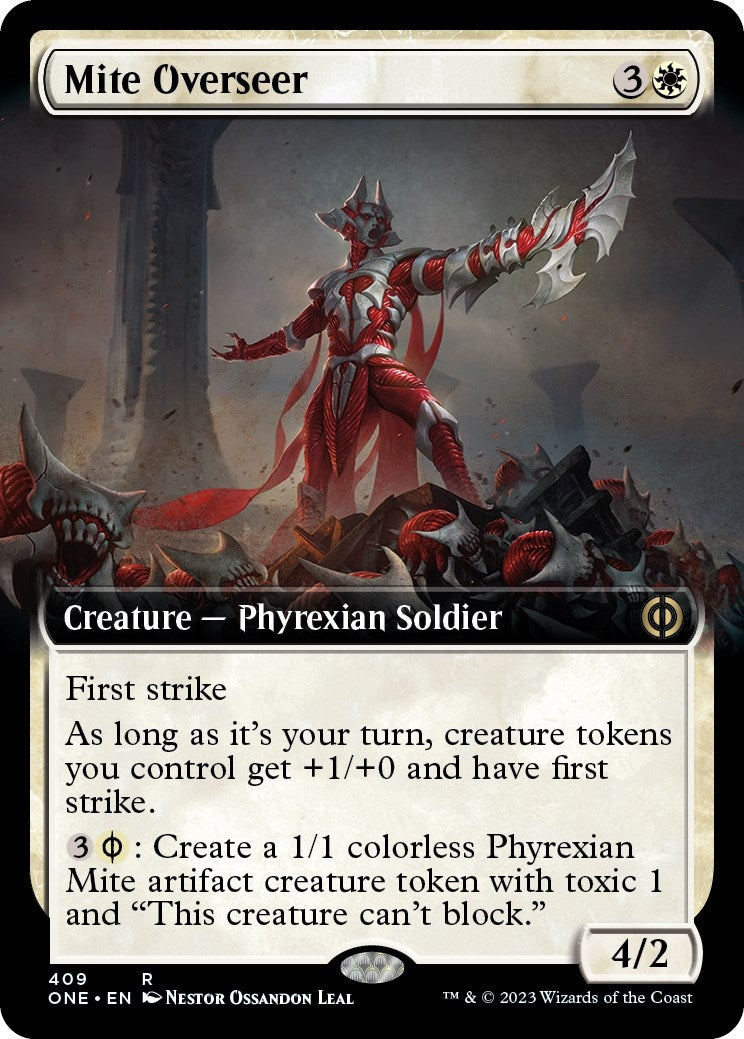 Image for Mite Overseer (Extended Art) (Phyrexia: All Will Be One) (409) - Magic: The Gathering