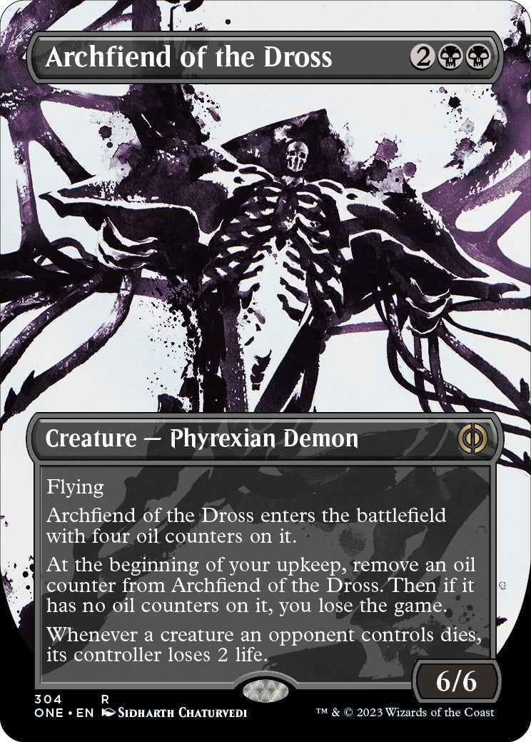 Image for Archfiend of the Dross (Showcase) (Phyrexia: All Will Be One) (304) - Magic: The Gathering