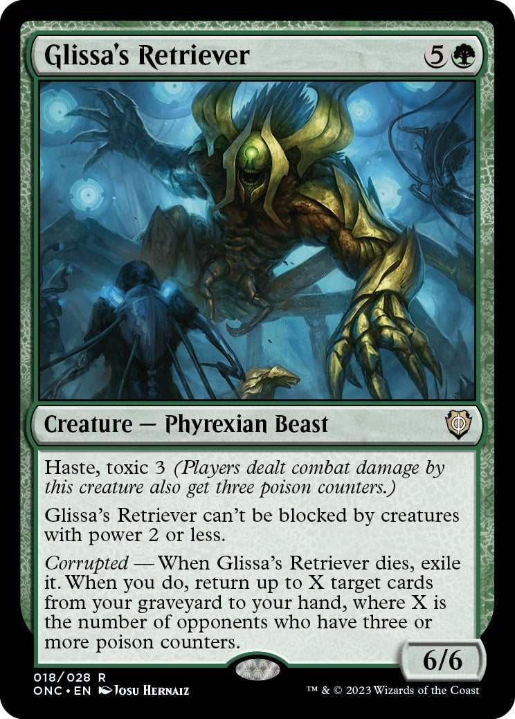 Image for Glissa's Retriever (Commander: Phyrexia: All Will Be One) (18) - Magic: The Gathering