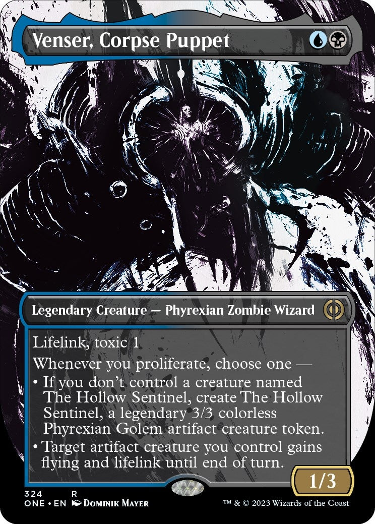 Image for Venser, Corpse Puppet (Showcase) (Phyrexia: All Will Be One) (324) - Magic: The Gathering