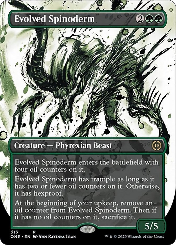 Image for Evolved Spinoderm (Showcase) (Phyrexia: All Will Be One) (313) - Magic: The Gathering