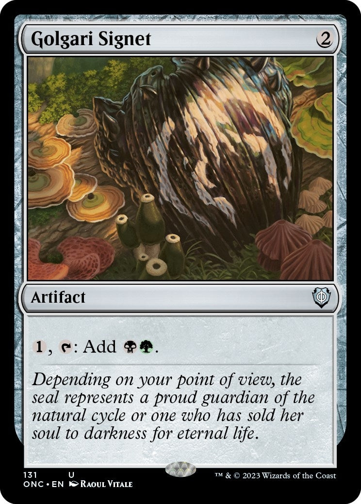 Image for Golgari Signet (Commander: Phyrexia: All Will Be One) (131) - Magic: The Gathering
