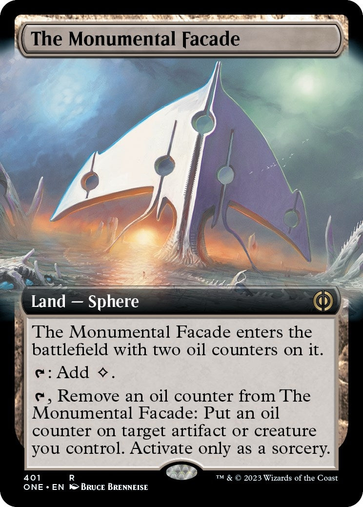 Image for The Monumental Facade (Extended Art) (Phyrexia: All Will Be One) (401) - Magic: The Gathering