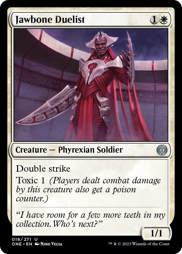 Image for Jawbone Duelist (Phyrexia: All Will Be One) (18) - Magic: The Gathering