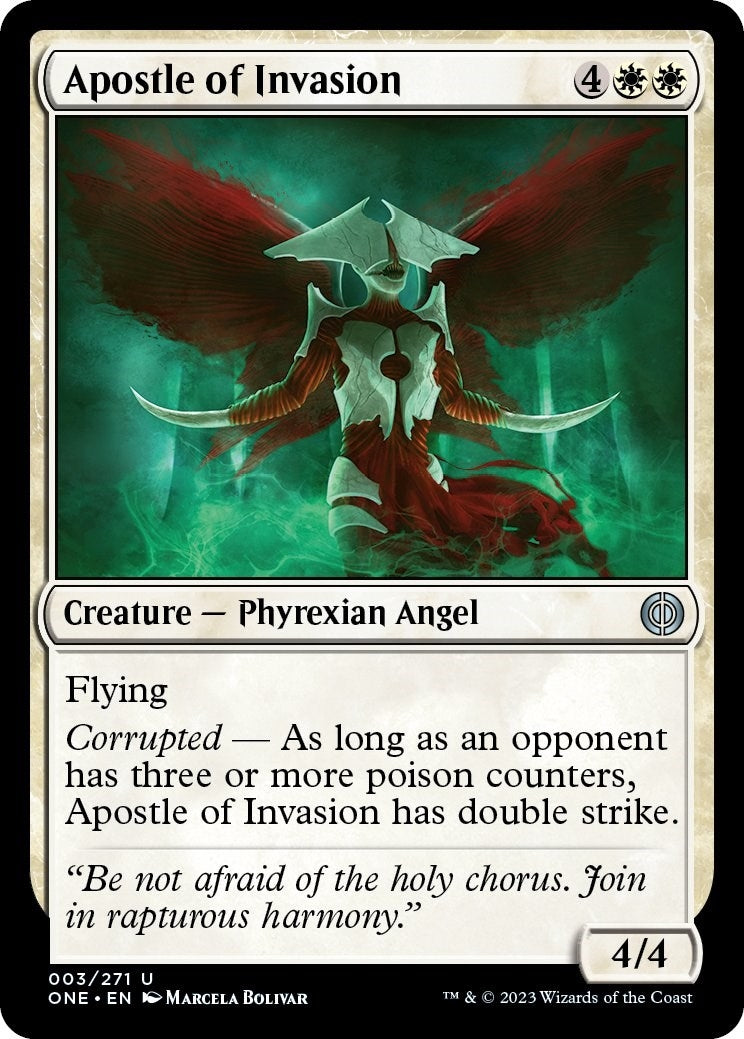 Image for Apostle of Invasion (Phyrexia: All Will Be One) (3) - Magic: The Gathering